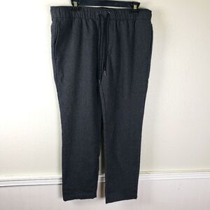 Pacsun Men's Grey Herring Bone Stretchy Sweat Track Pants Size Medium